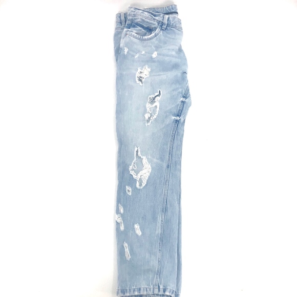 Zara TRF Denim Ripped Jeans - Picture 3 of 4